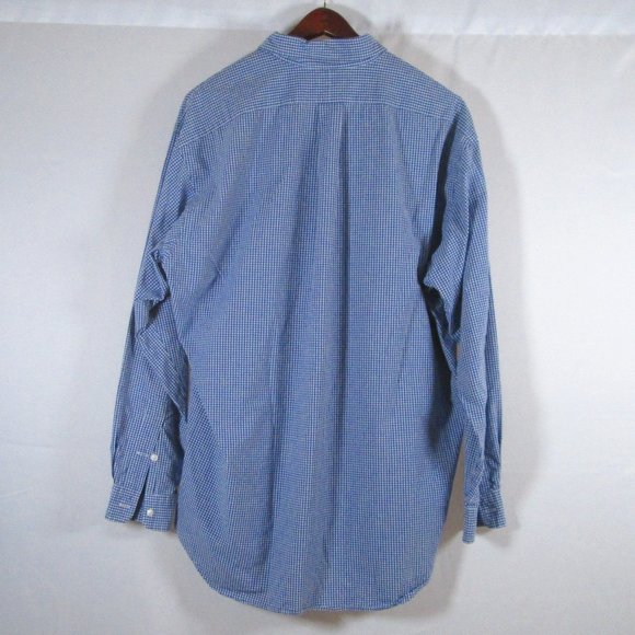 Ralph Lauren Blake 100% Two-Ply Cotton Button Down Long Sleeve Shirt  Me… - Picture 2 of 5